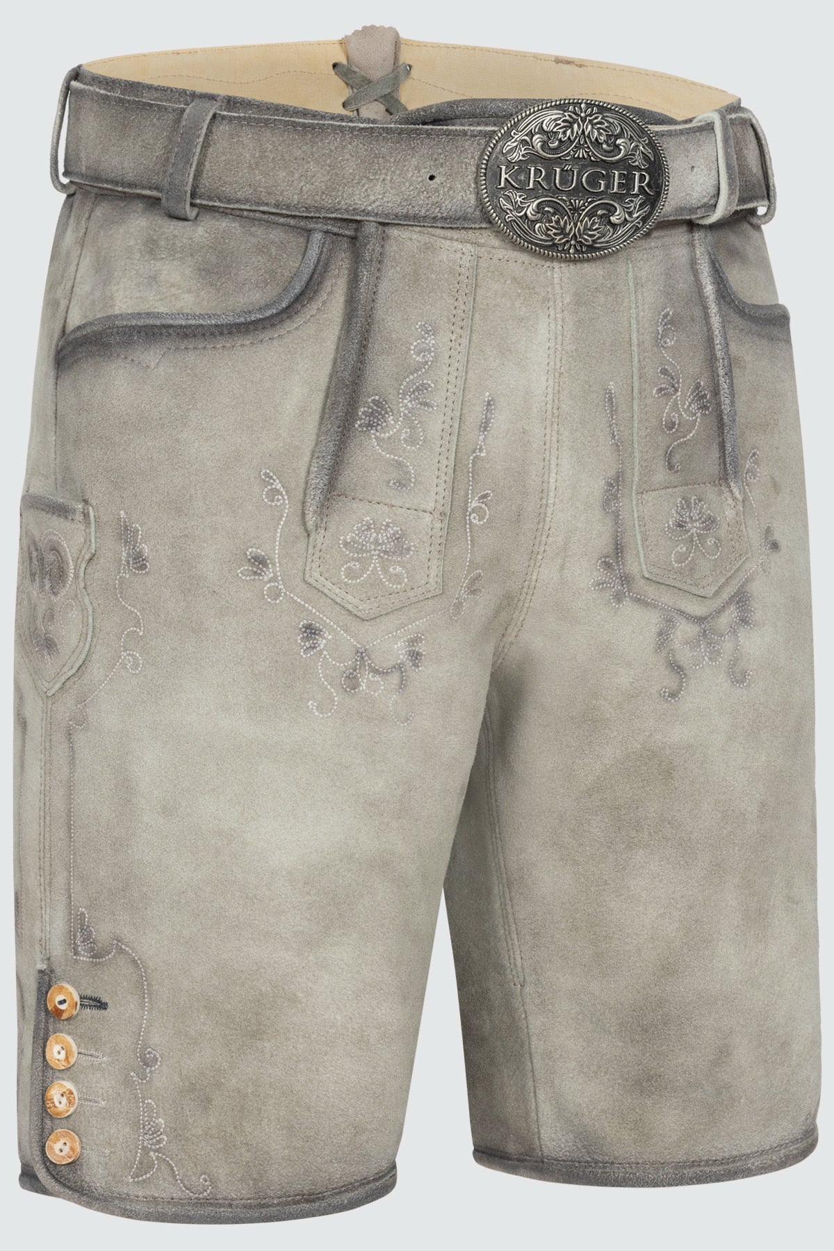 Kruger Lenny lederhosen gray, back