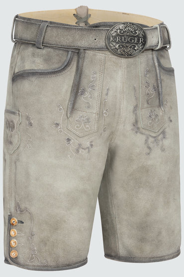 Kruger Lenny lederhosen gray, back