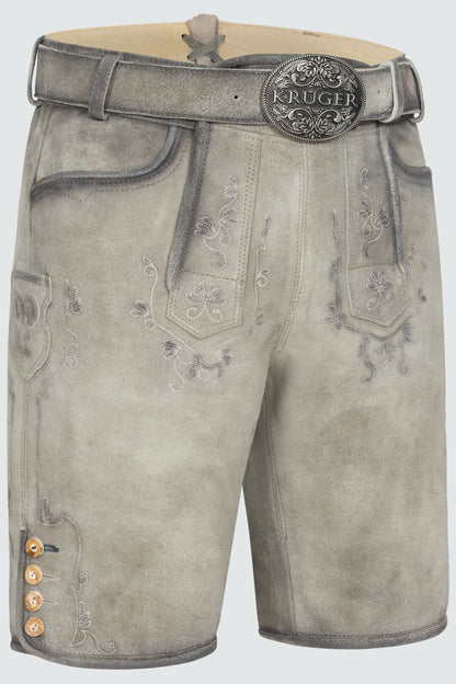 Kruger Lenny lederhosen gray, back