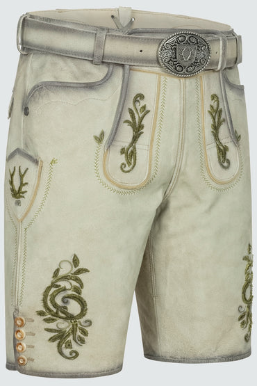 Kruger Maurus lederhosen beige, back