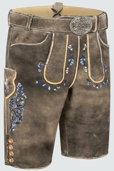 Kruger Pino lederhosen brown, back