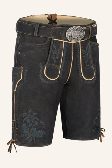 Kruger Edo lederhosen brown, back