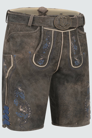 Kruger Vasili lederhosen brown, back