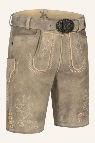 Kruger Ryann lederhosen beige, back