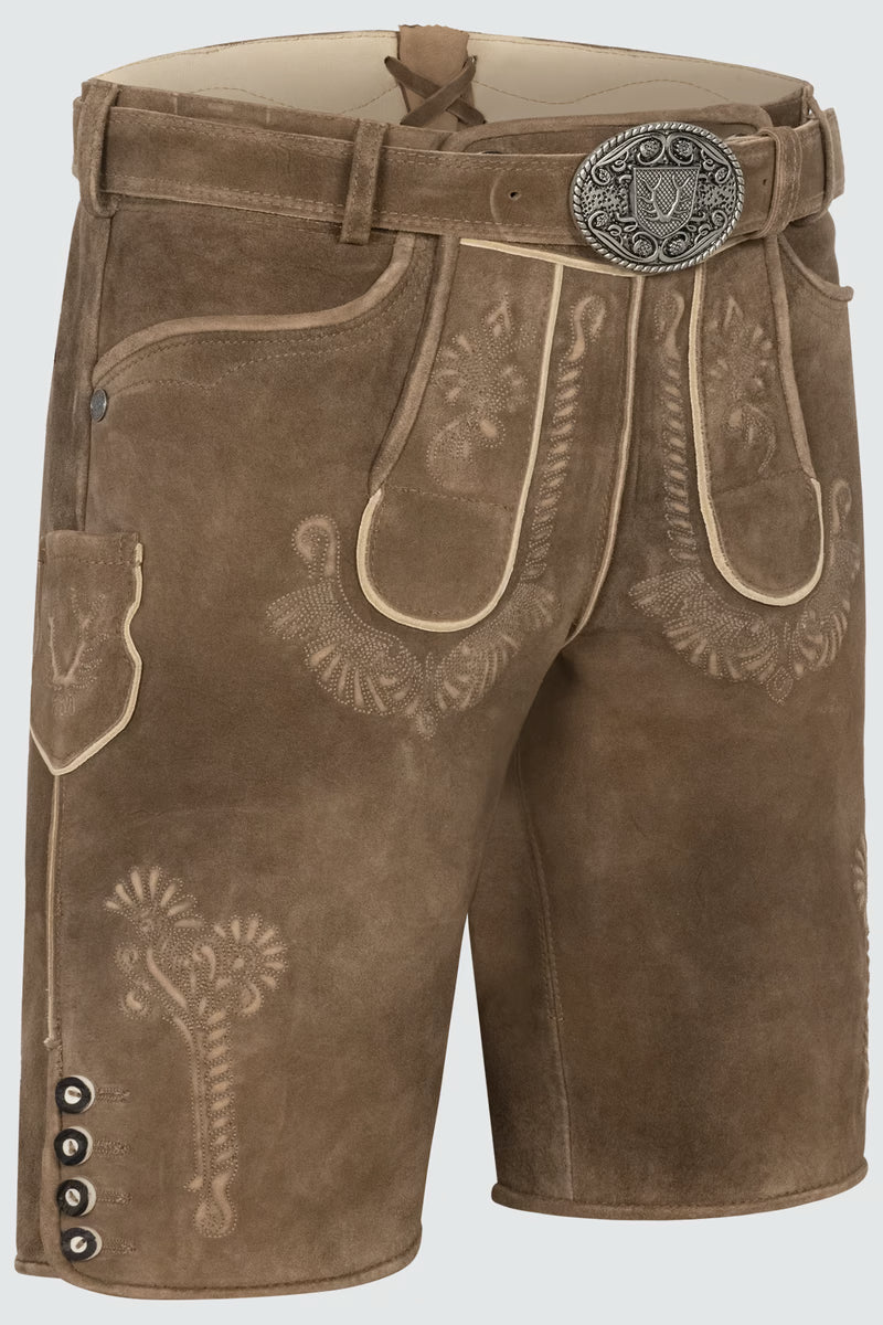 Kruger Men's Lederhosen "Aric" light brown