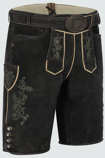 Kruger Caelius lederhosen brown, back