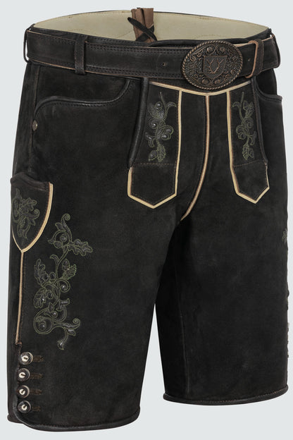 Kruger Caelius lederhosen brown, back