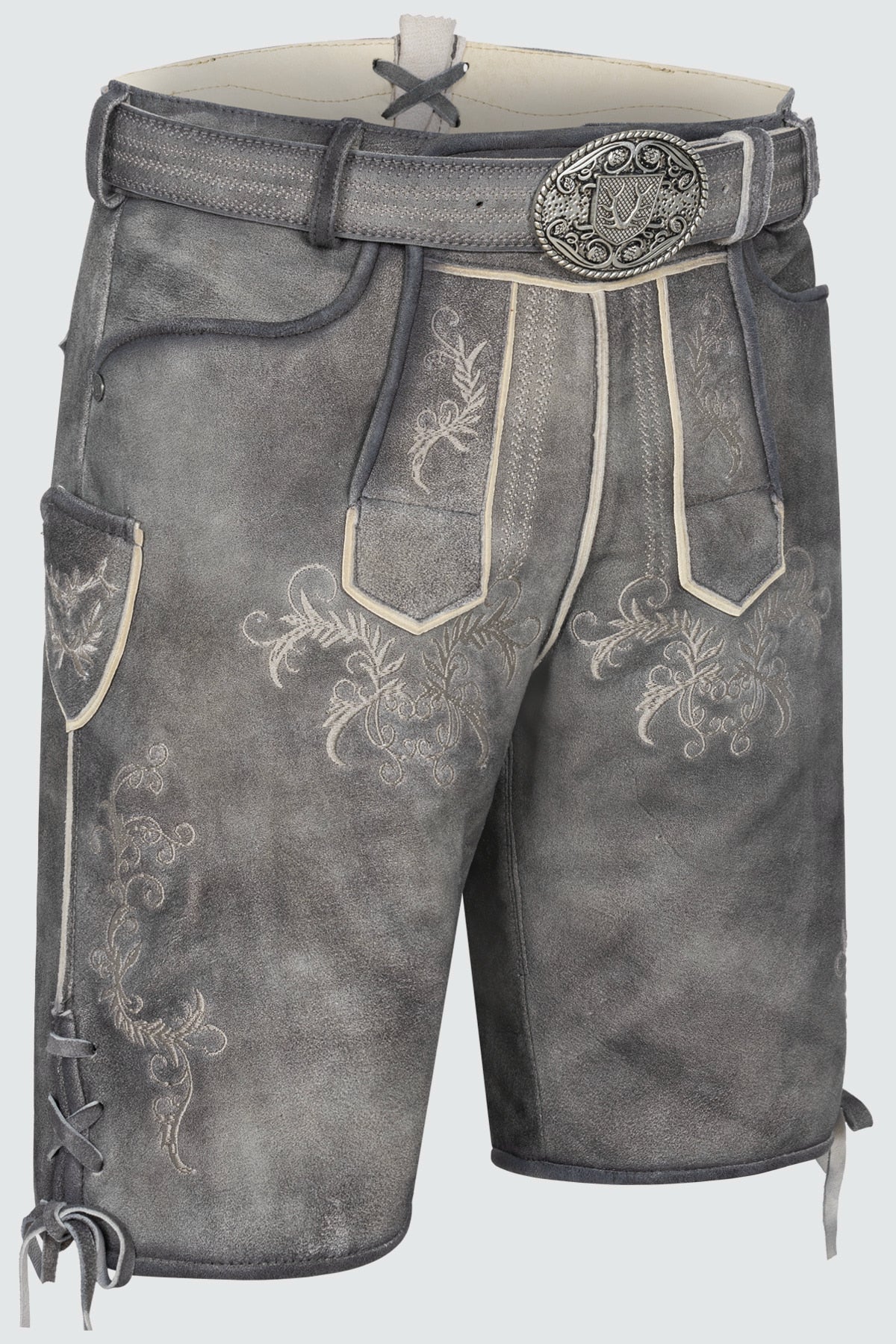 Kruger Torin lederhosen gray, back