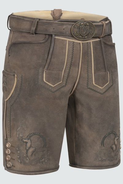 Lederhose Ilian mit Gürtel