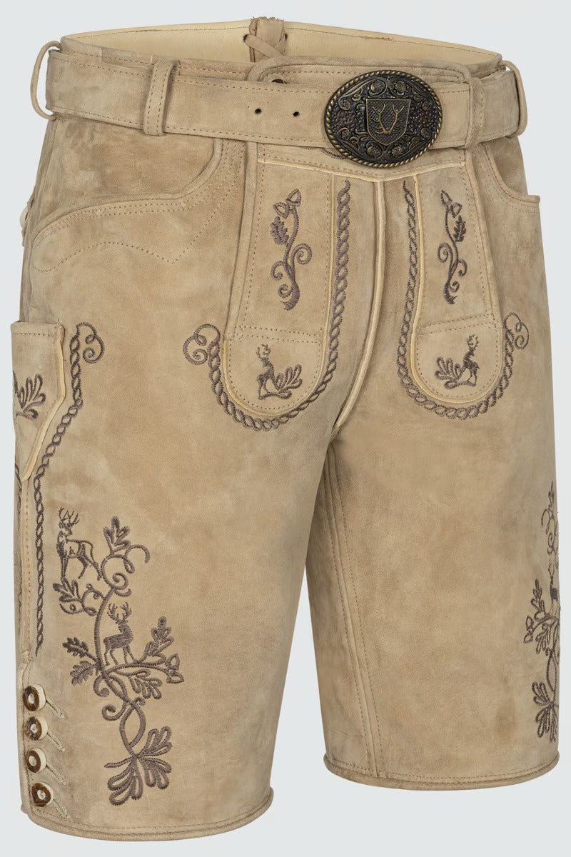 Kruger Men's Lederhosen "Milian" light brown