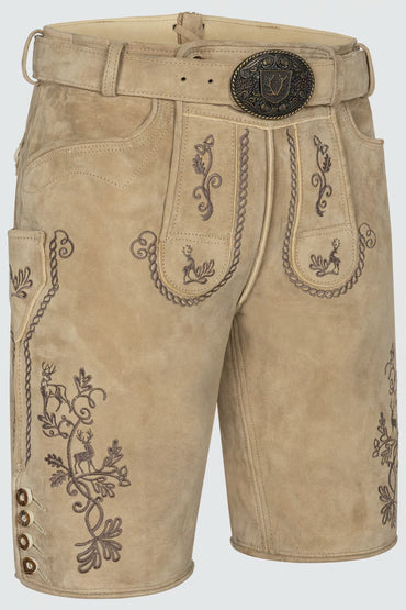 Kruger Men's Lederhosen "Milian" light brown