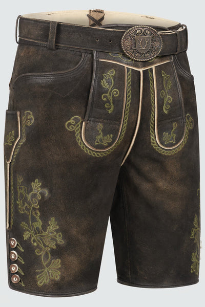 Kruger Men's Lederhosen "Milian" with belt (size 50,60)