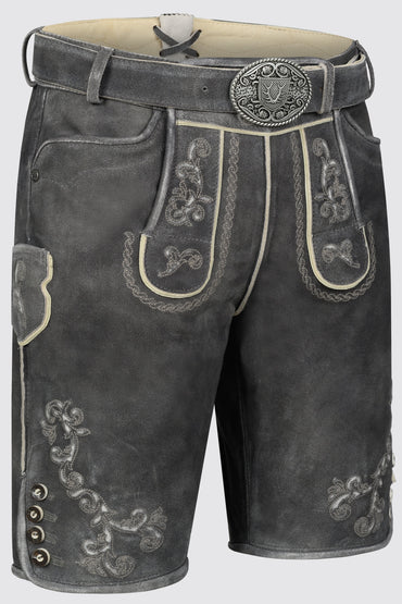 Kruger Nevi lederhosen gray, back