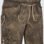 Kruger Men's Lederhosen "Wanja" (brown) with Belt