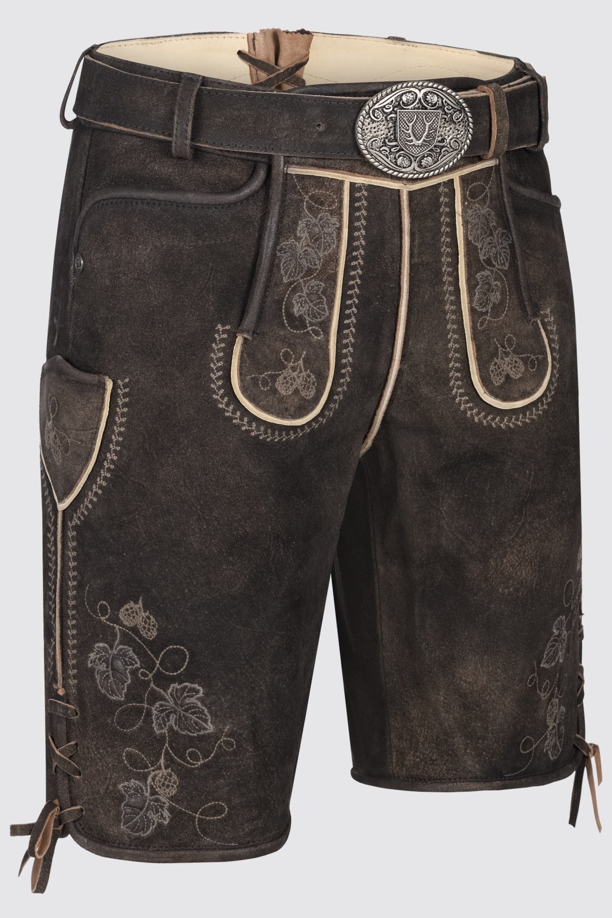 Kruger Nikolas lederhosen beige, back