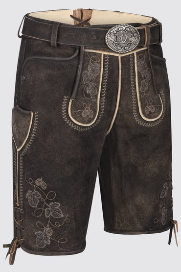 Kruger Nikolas lederhosen beige, back