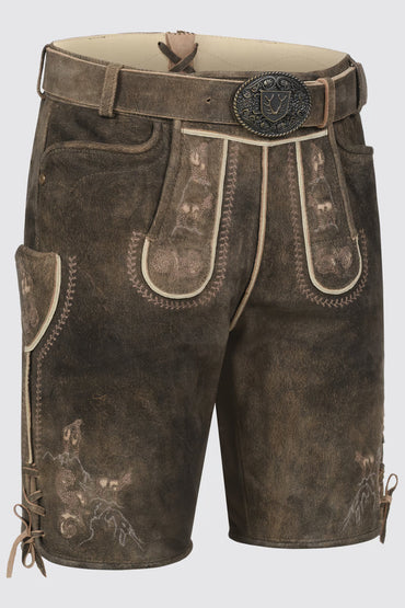 Kruger Men's Lederhosen "Deniz" brown