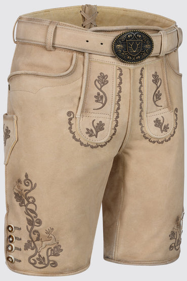 Kruger Tayden lederhosen beige, back