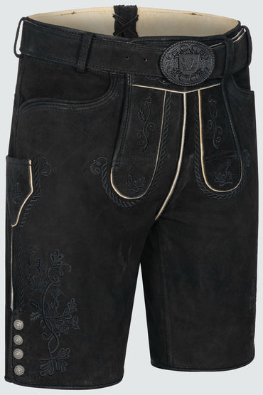 Kruger Sylvar lederhosen black, back