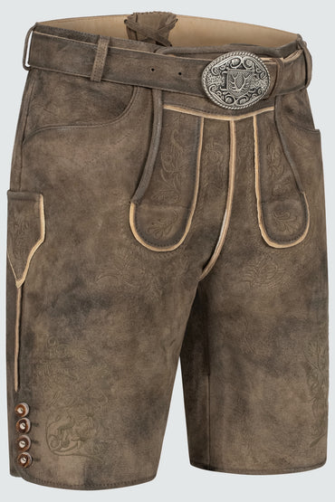 Kruger Denis lederhosen brown, back