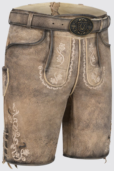 Kruger Men's Lederhosen "Melo" light brown