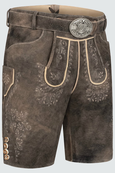 Kruger Ron lederhosen brown, back