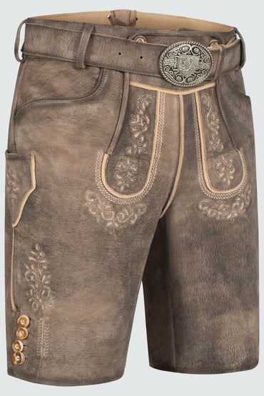 Kruger Mailo lederhosen brown, back