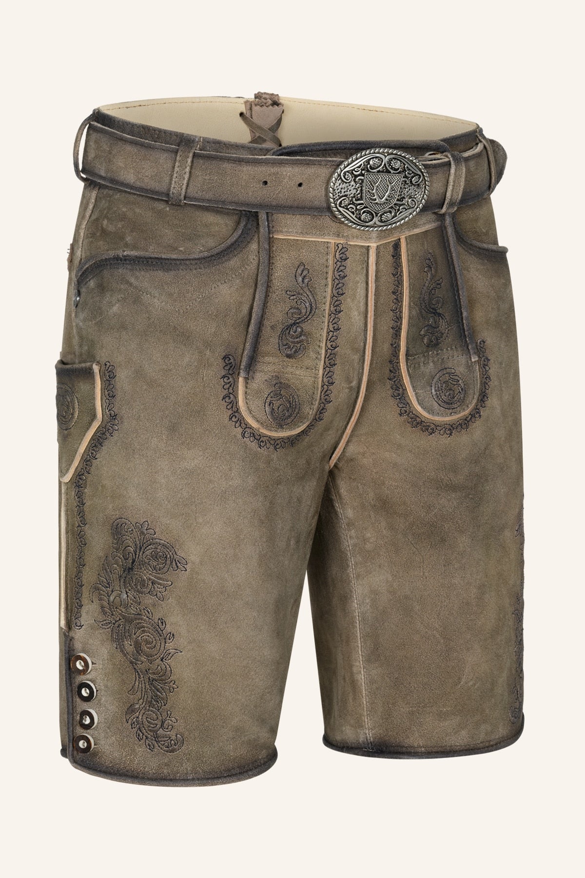 Kruger Ramiel lederhosen brown, back