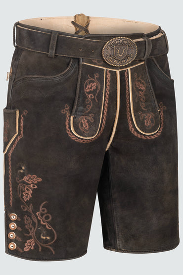 Kruger Terence lederhosen brown, back