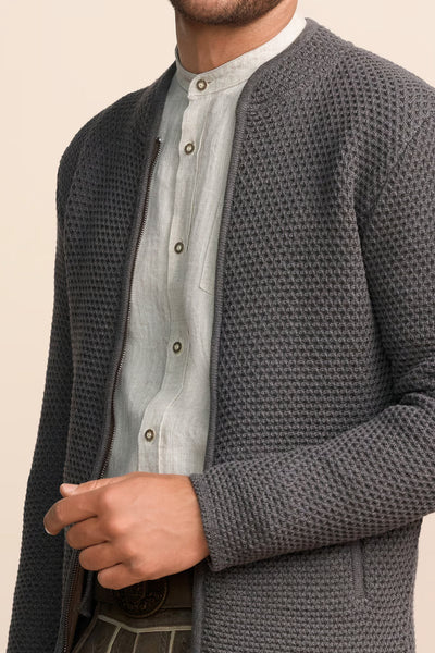 Kruger Traditional Cardigan "Gerardo" grey