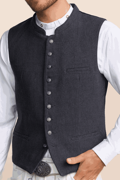 Kruger Traditional Vest "Dameon" blue
