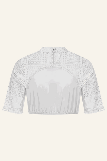 Kruger Dirndl Blouse "Larene" gray