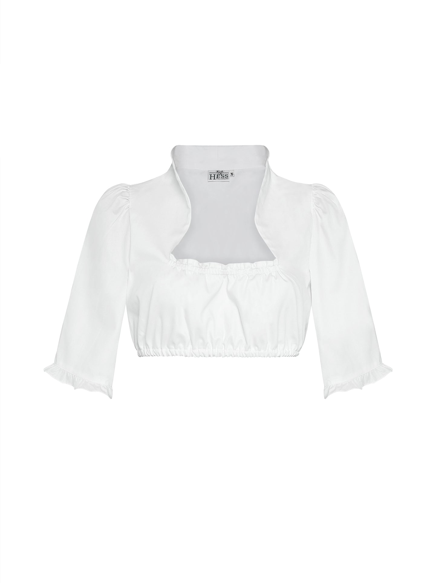 Berwin 3/4 Sleeve Dirndl Blouse, White