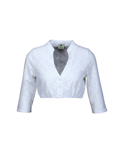 Berwin 3/4 Sleeve Lace Dirndl Blouse "Joyce" white (34,40)