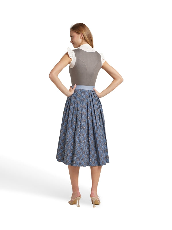 Berwin Sleeveless Dirndl Blouse "Julia"  Ecru