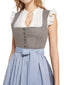 Berwin Sleeveless Dirndl Blouse "Julia"  Ecru
