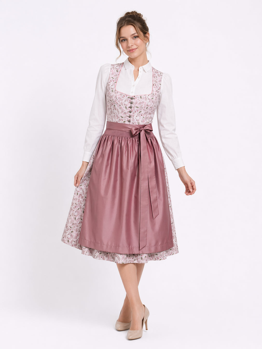 Berwin Dirndl Blouse, White
