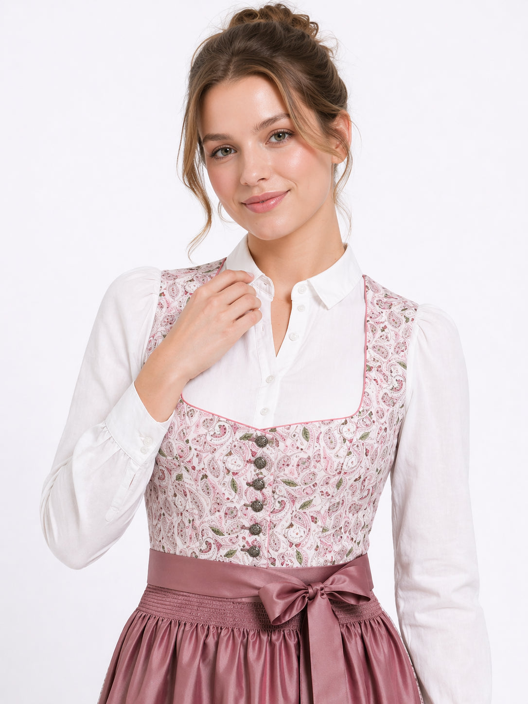 Berwin Dirndl Blouse, White