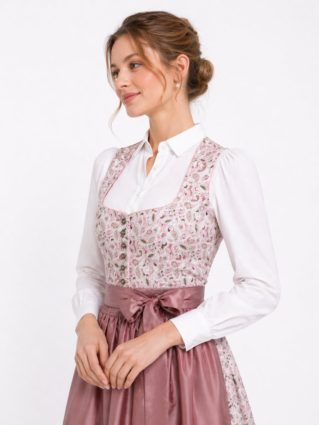 Berwin Dirndl Blouse, White