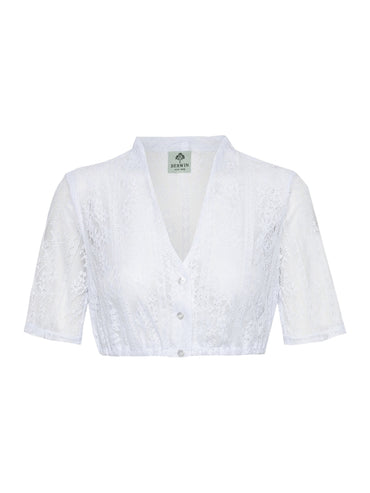 Berwin Dirndl Lace Blouse "Mira" white