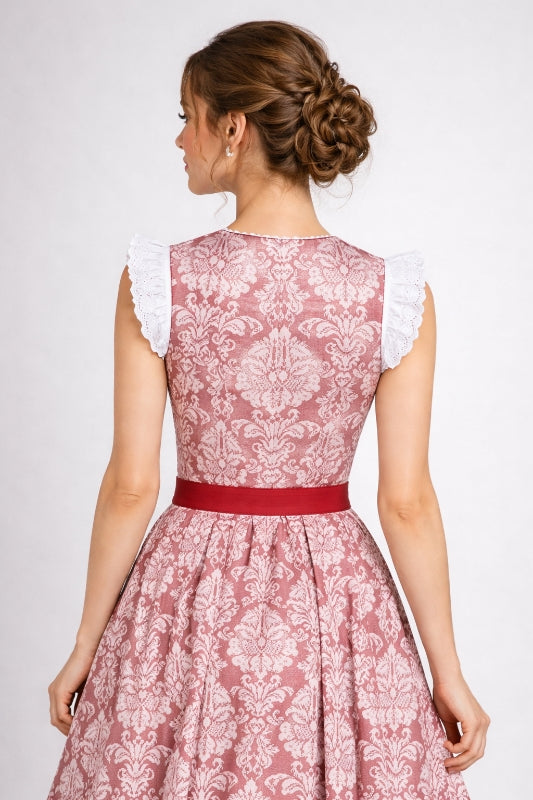 Berwin Short Sleeve Dirndl Blouse "Dana" white