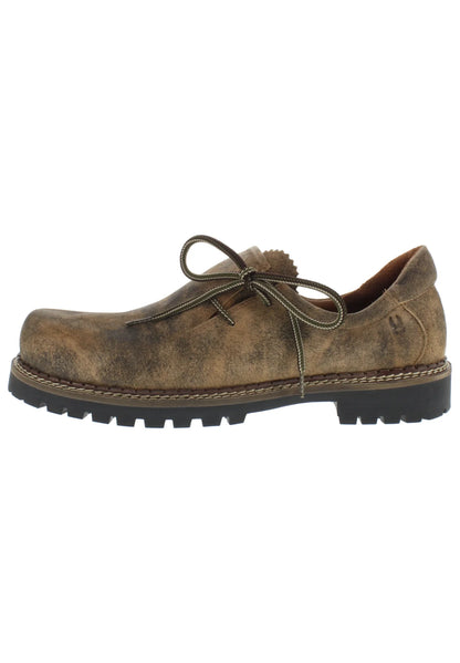 Xaver Mens Haferl Shoes "Josef" Antique velour oak