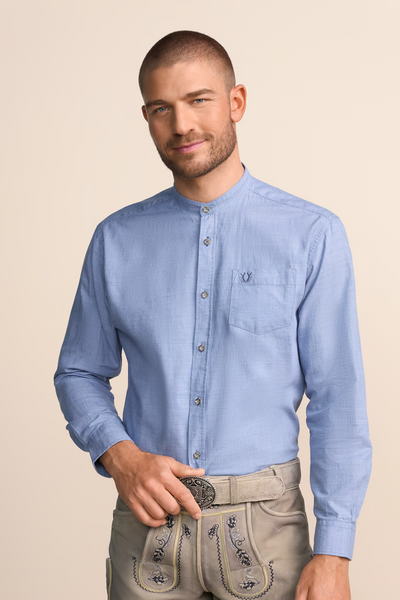 Krueger Traditional  Shirt "Immanuel" blue (L)