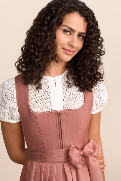 Kruger Luvina mini dirndl in rose, 50cm