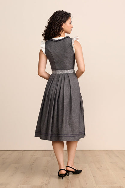 Kruger Ryselle long dirndl in gray, 70cm