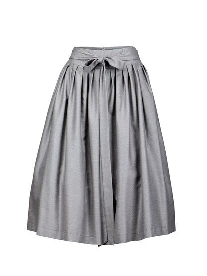 Berwin Traditional Skirt, Medium Grey — 80cm