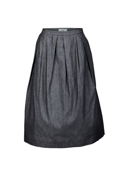 Berwin Traditional Skirt, Black — 75cm