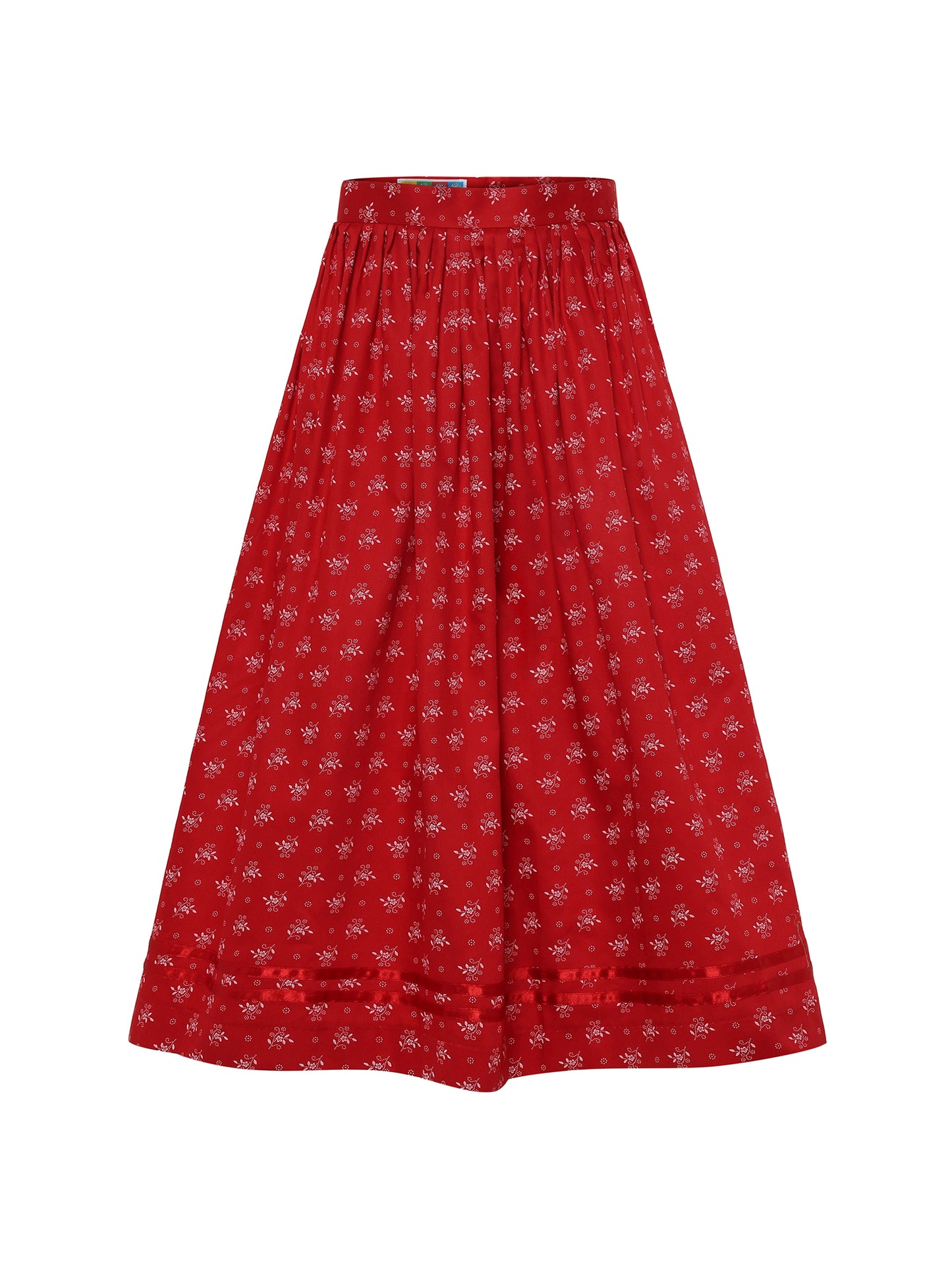 Berwin Traditional Skirt, Rot — 75cm