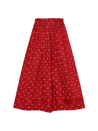 Berwin Traditional Skirt, Rot — 75cm