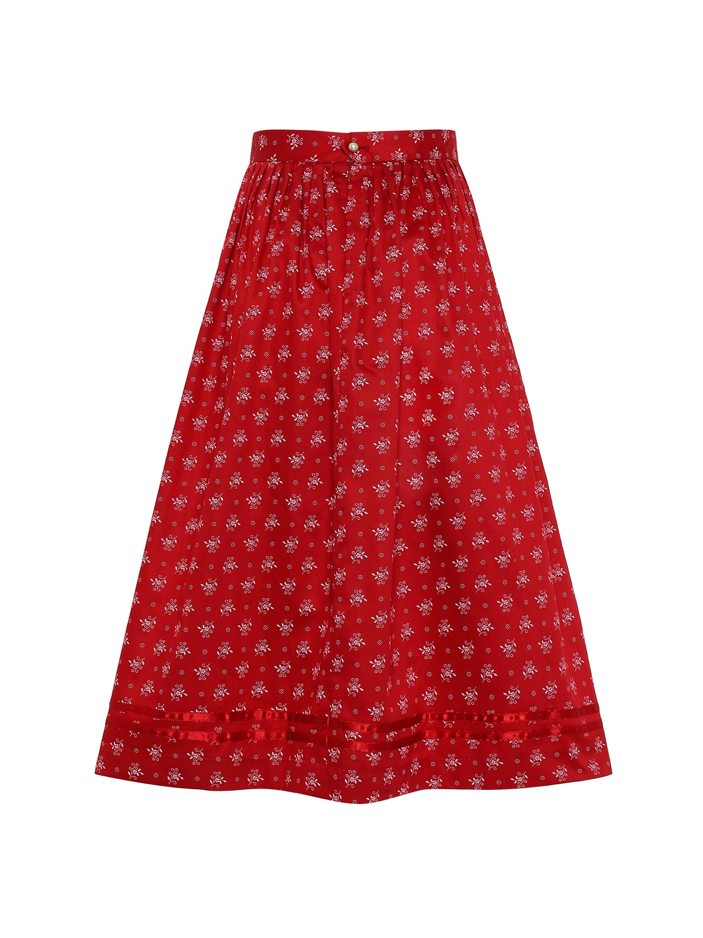 Berwin Traditional Skirt, Rot — 75cm